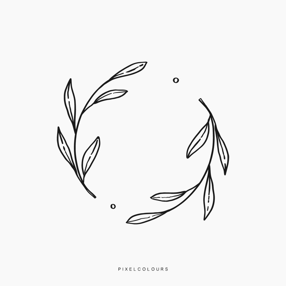 Floral Wreath SVG Files