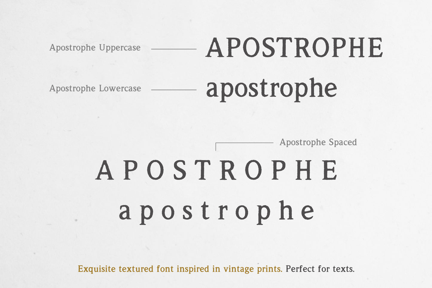 Apostrophe Vintage Serif Font