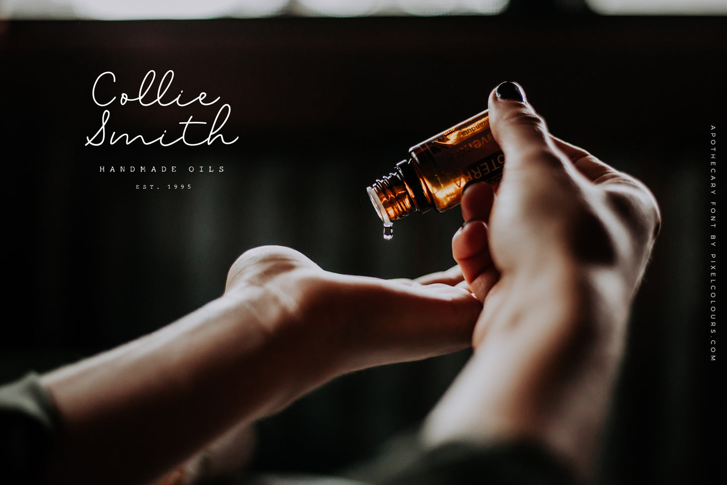 Apothecary Script Font Duo