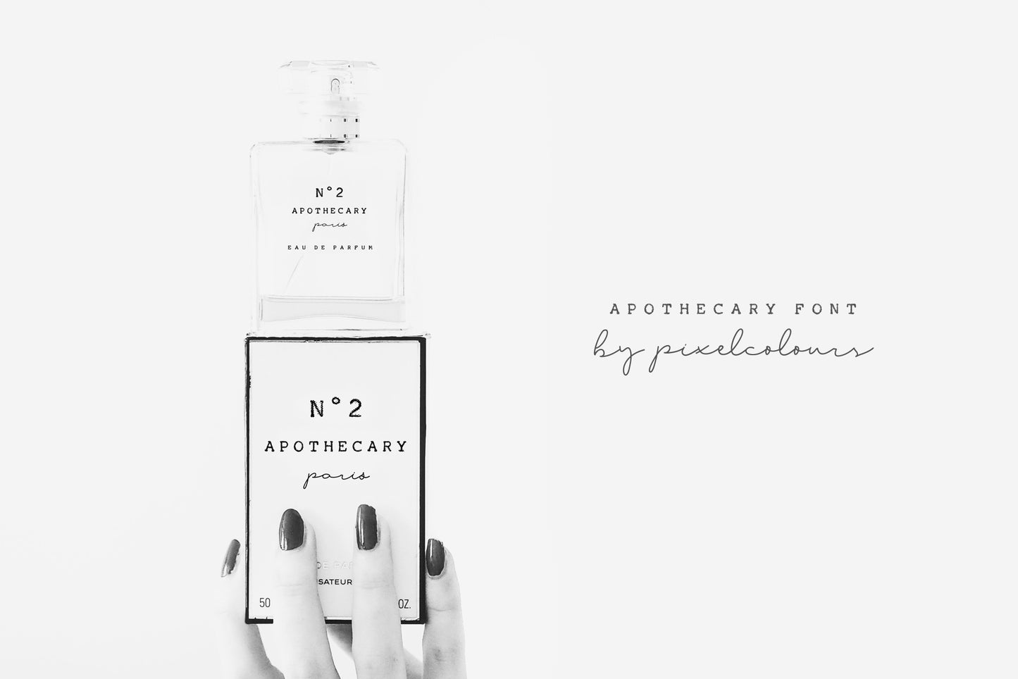 Apothecary Script Font Duo