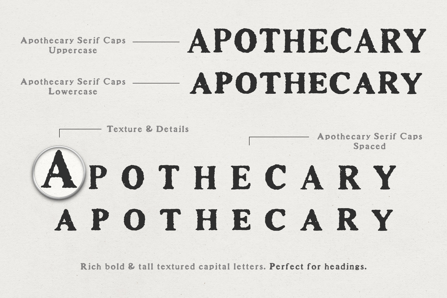 Apothecary Serif Font Collection