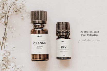 Apothecary Serif Font Collection