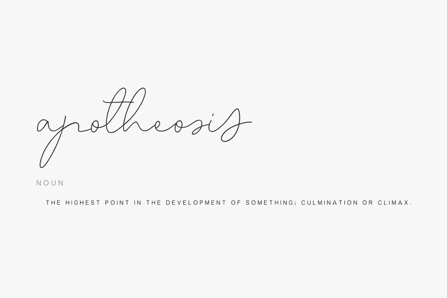 Apotheosis Script Font