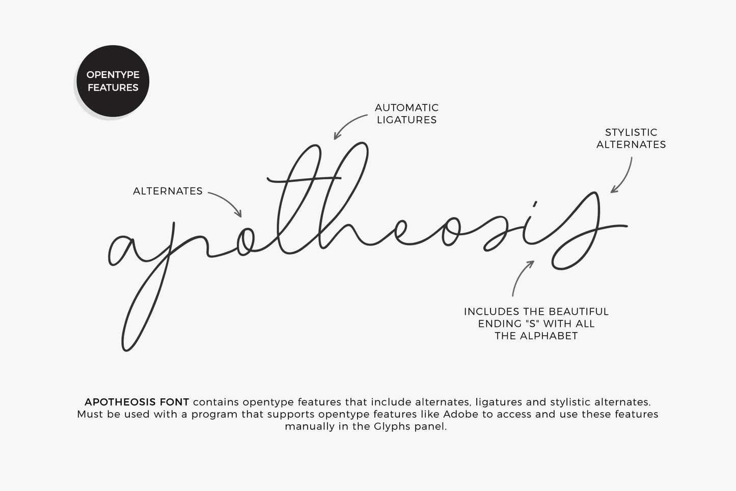 Apotheosis Script Font