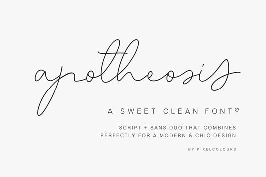 Apotheosis Script Font