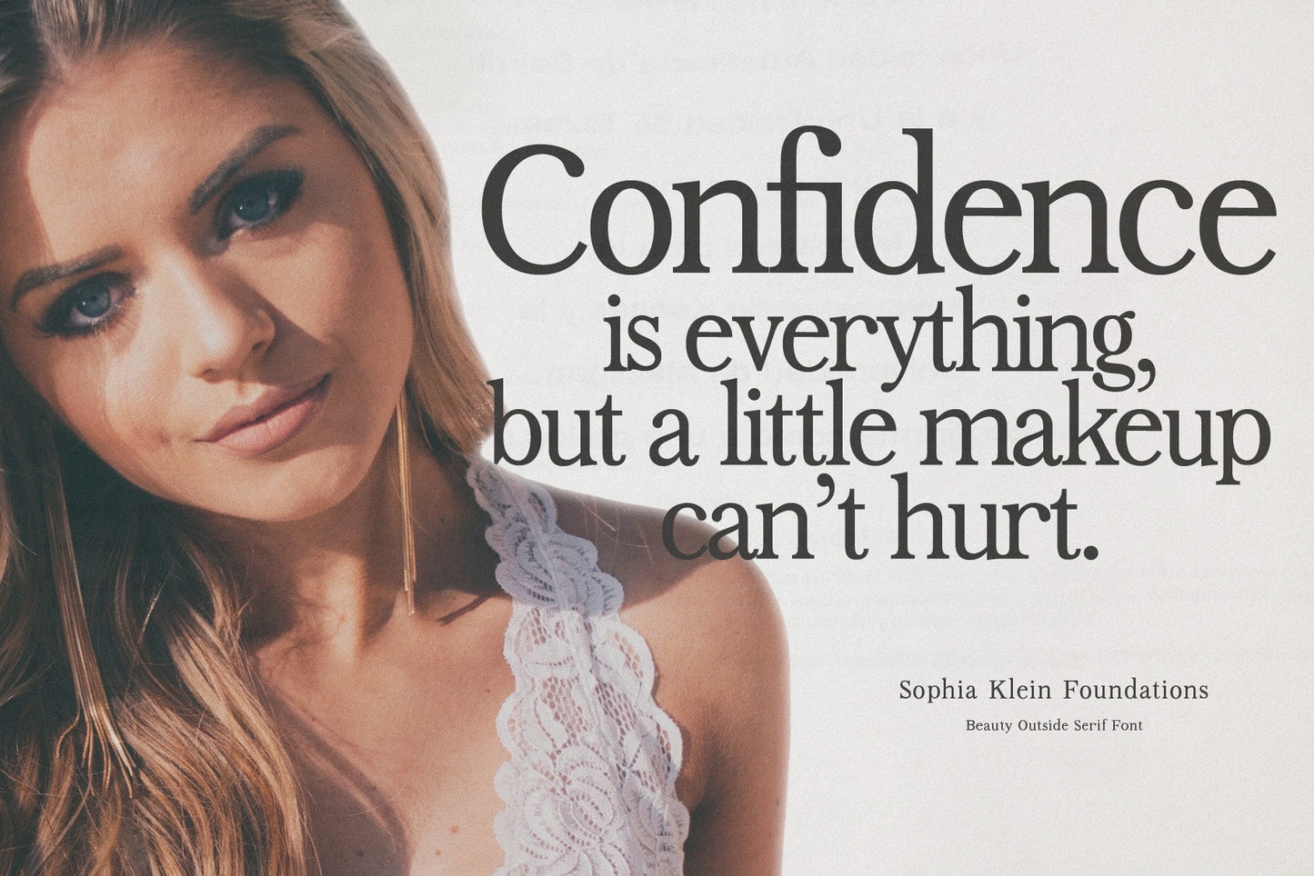 Beauty Outside Retro Serif Font