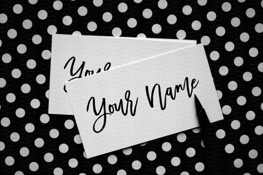 Free Business Card Mockup Chic