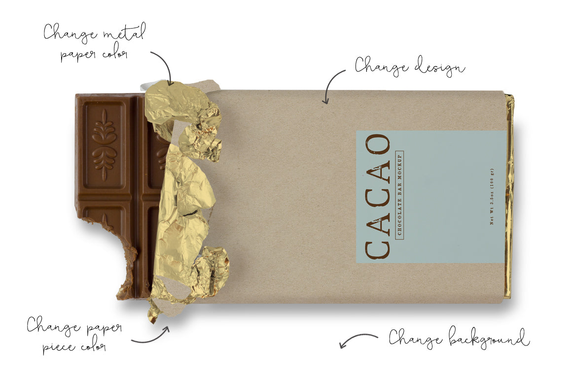 Chocolate Bar Mockup