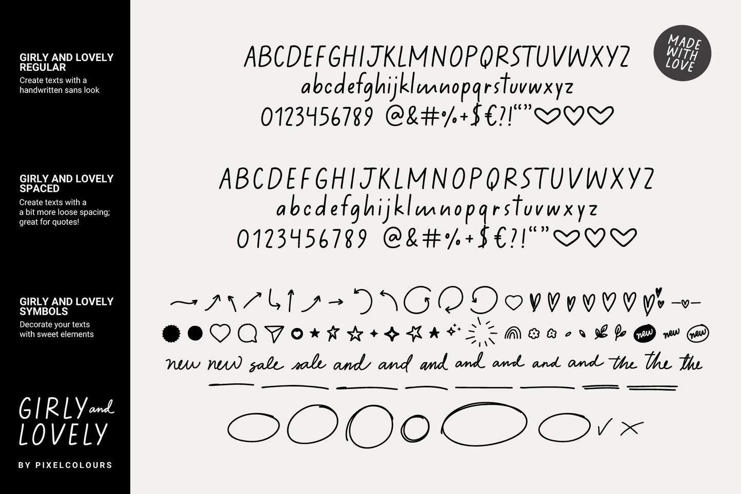 Girly and Lovely Handwritten Font