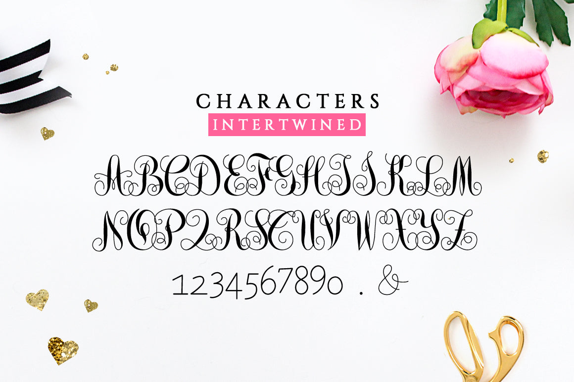 Interlocking Monogram Font