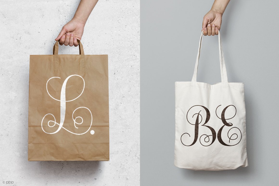 Interlocking Monogram Font