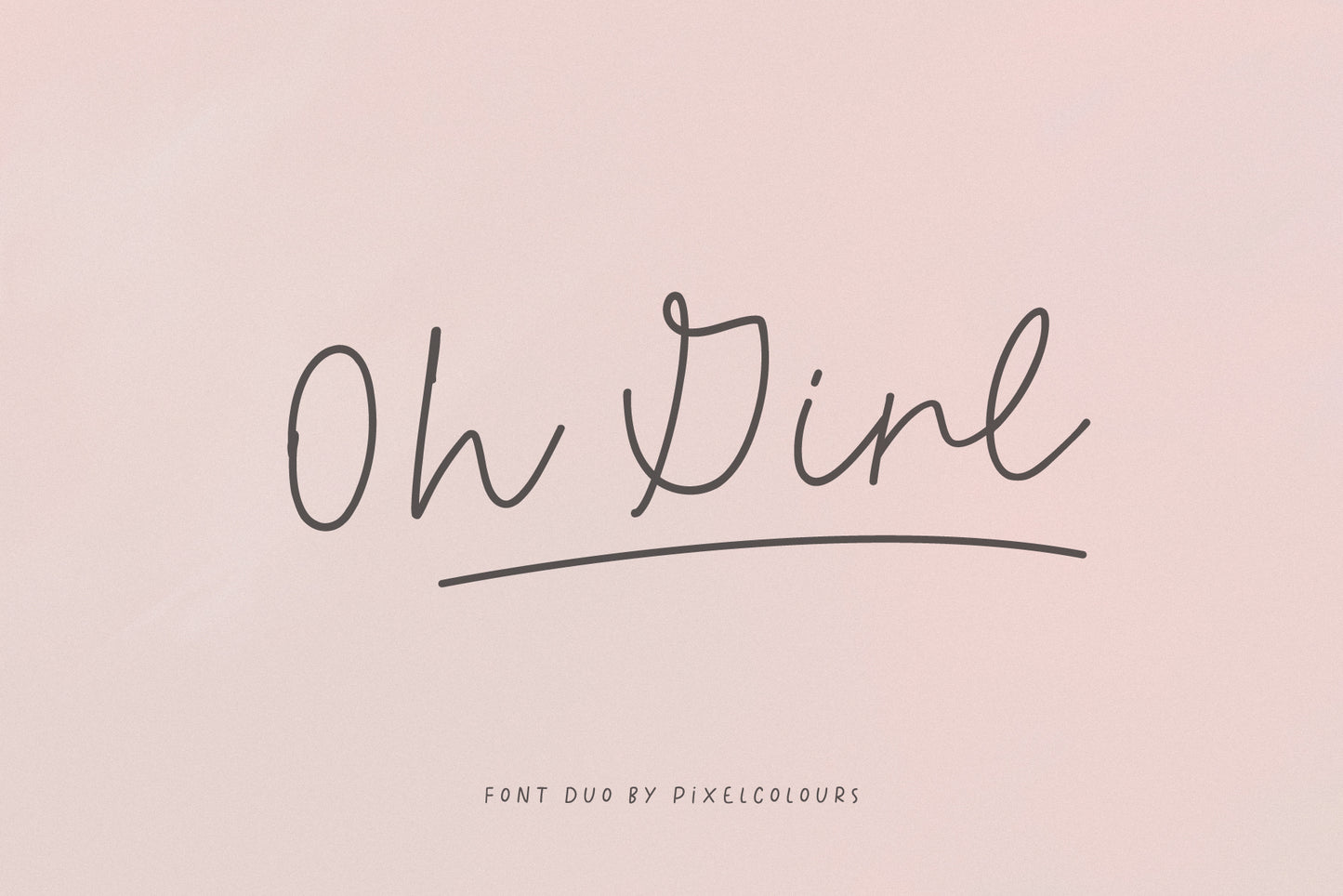 Oh Girl Script Font