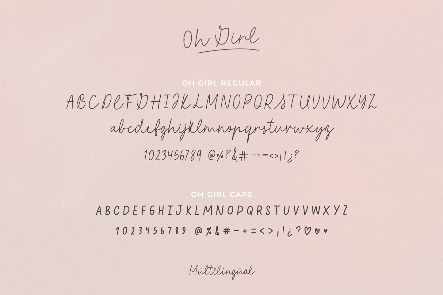 Oh Girl Script Font