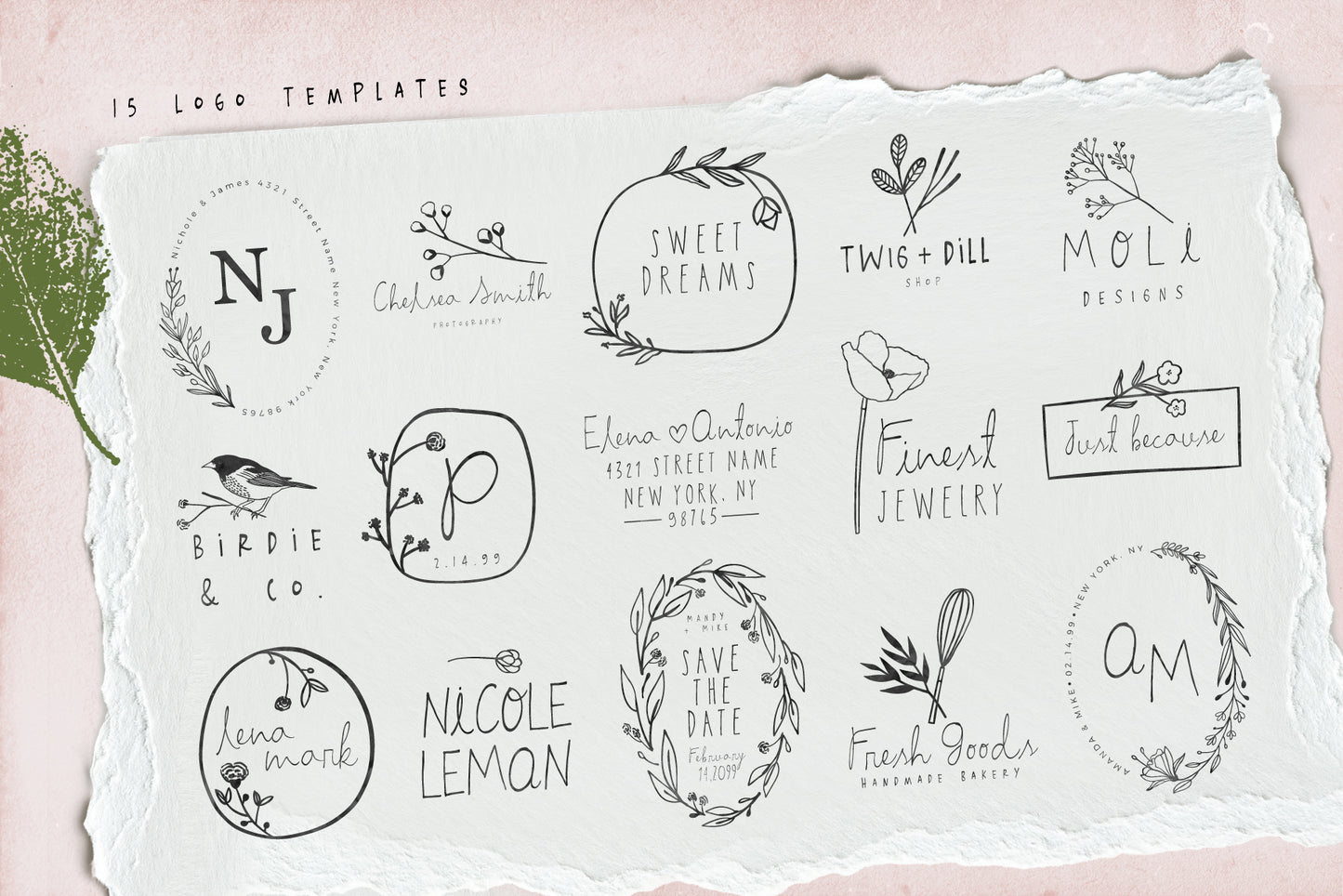 Oregano Mint Script Font and Logos