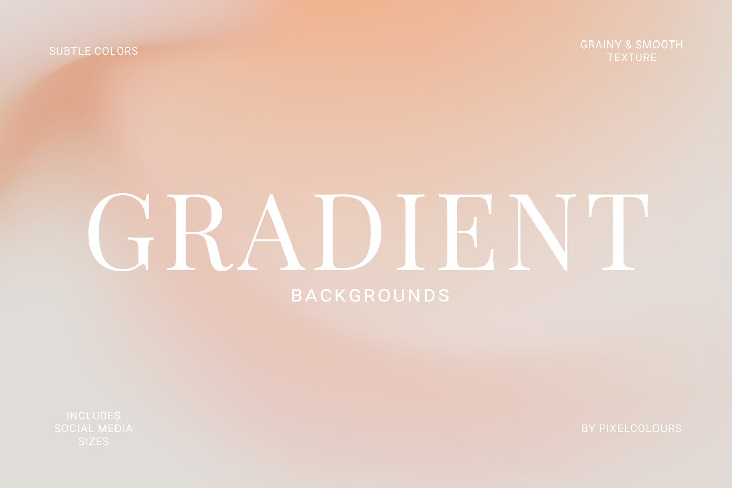 Peach Fuz Gradient Backgrounds