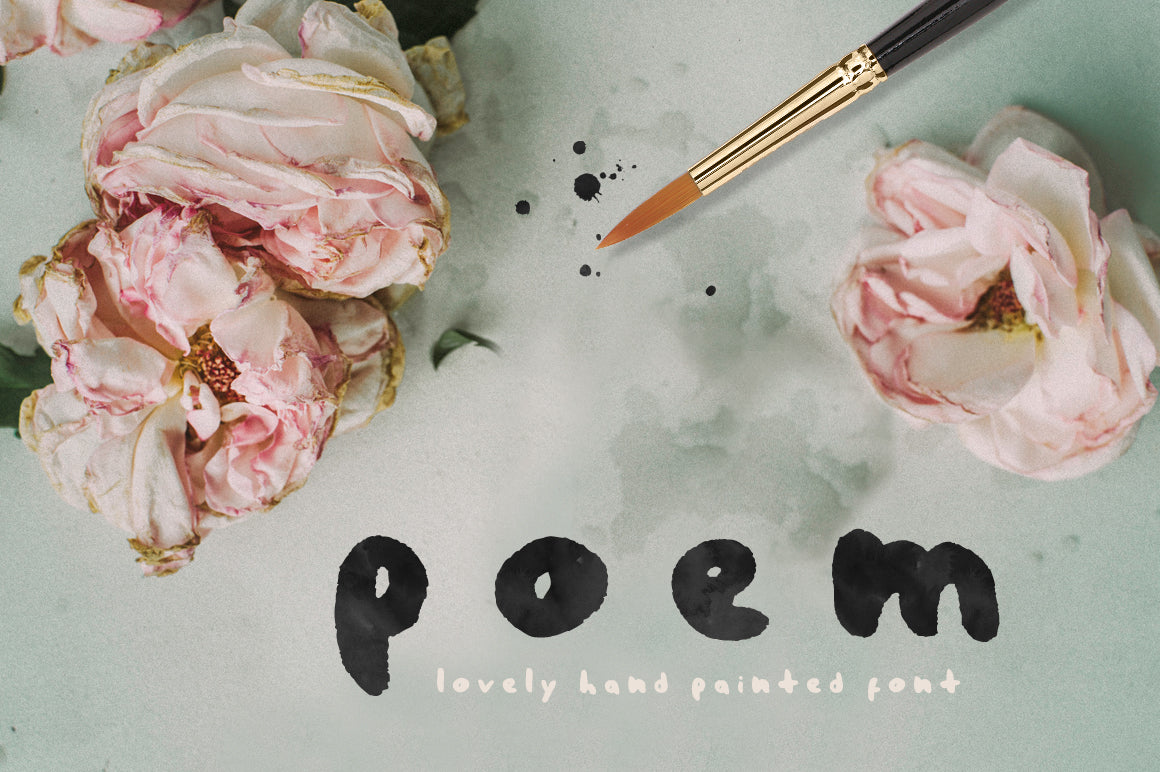 Poem Brush Font