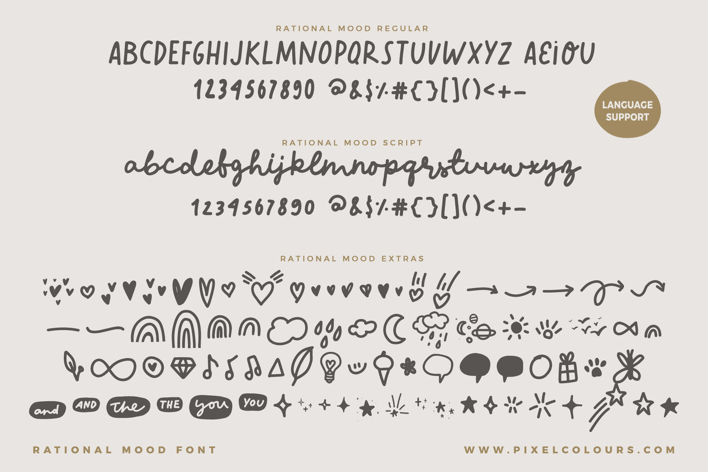 Rational Mood Quirky Script Font