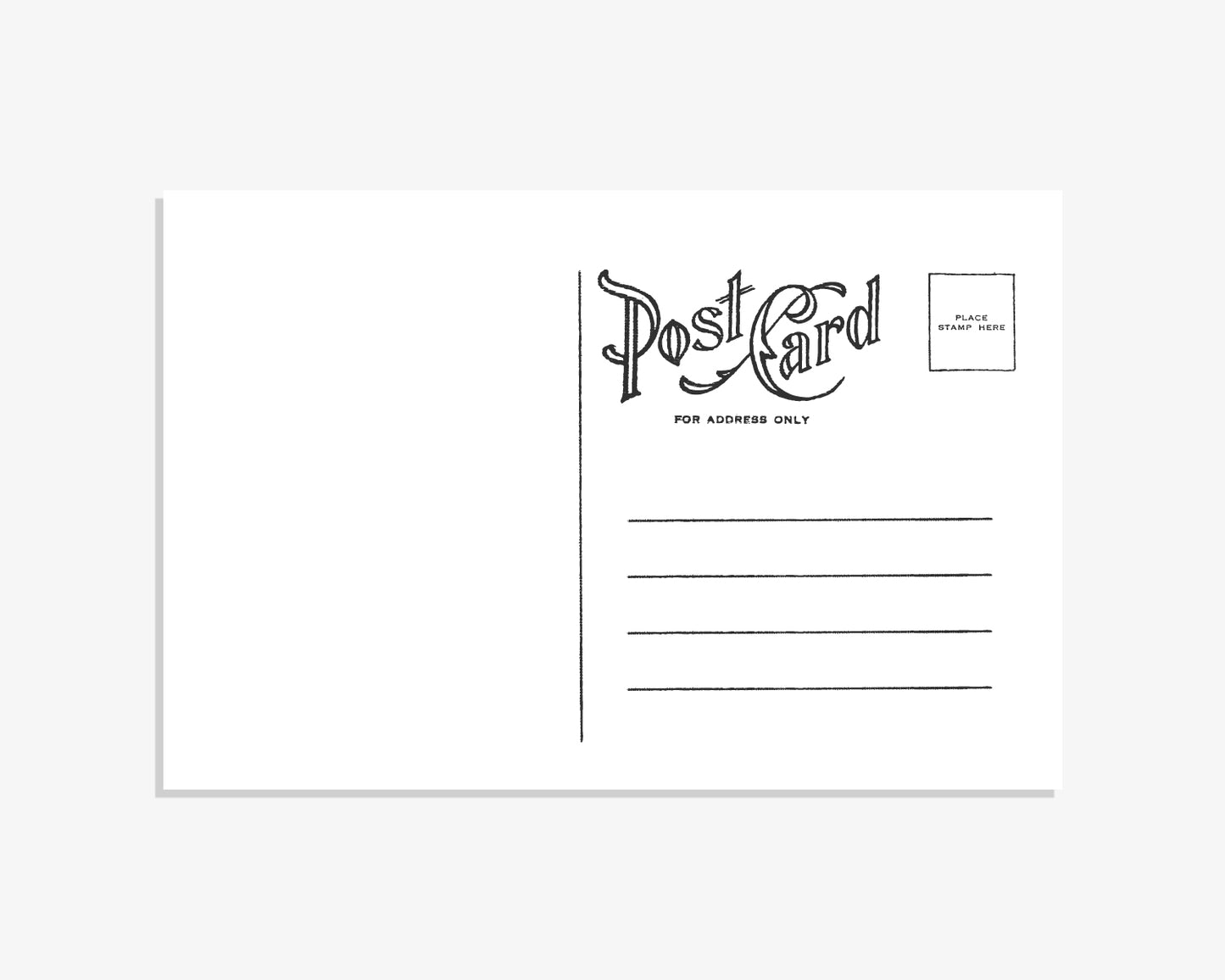 Postcard Stamp, Vintage Postcards, Custom Stamp, Custom Rubber Stamp, Cardmaking, Etsy, Modernartstamps