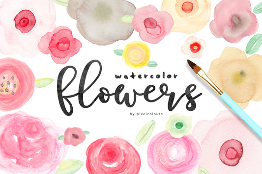 Free Watercolor Flowers