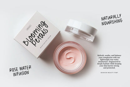 Bookish Beauty Handwritten Font and Doodles