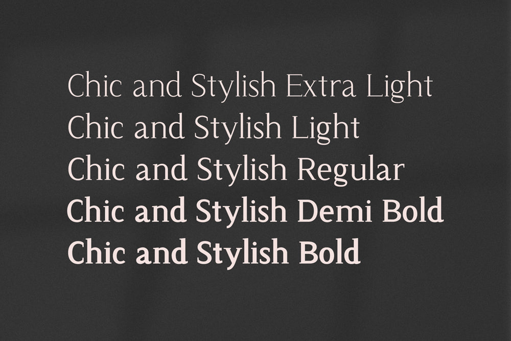 Chic and Stylish Variable Serif Font