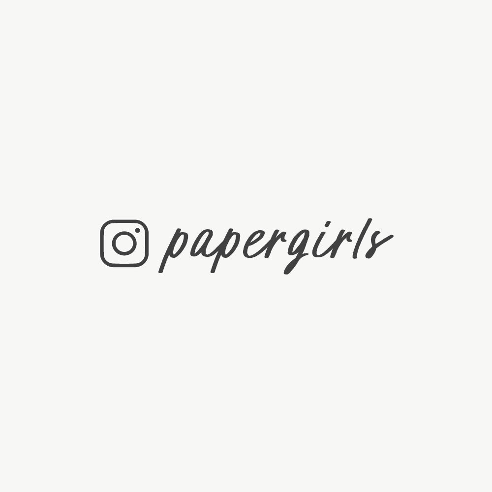 Custom social media stamp for Instagram handle featuring a handwritten script font
