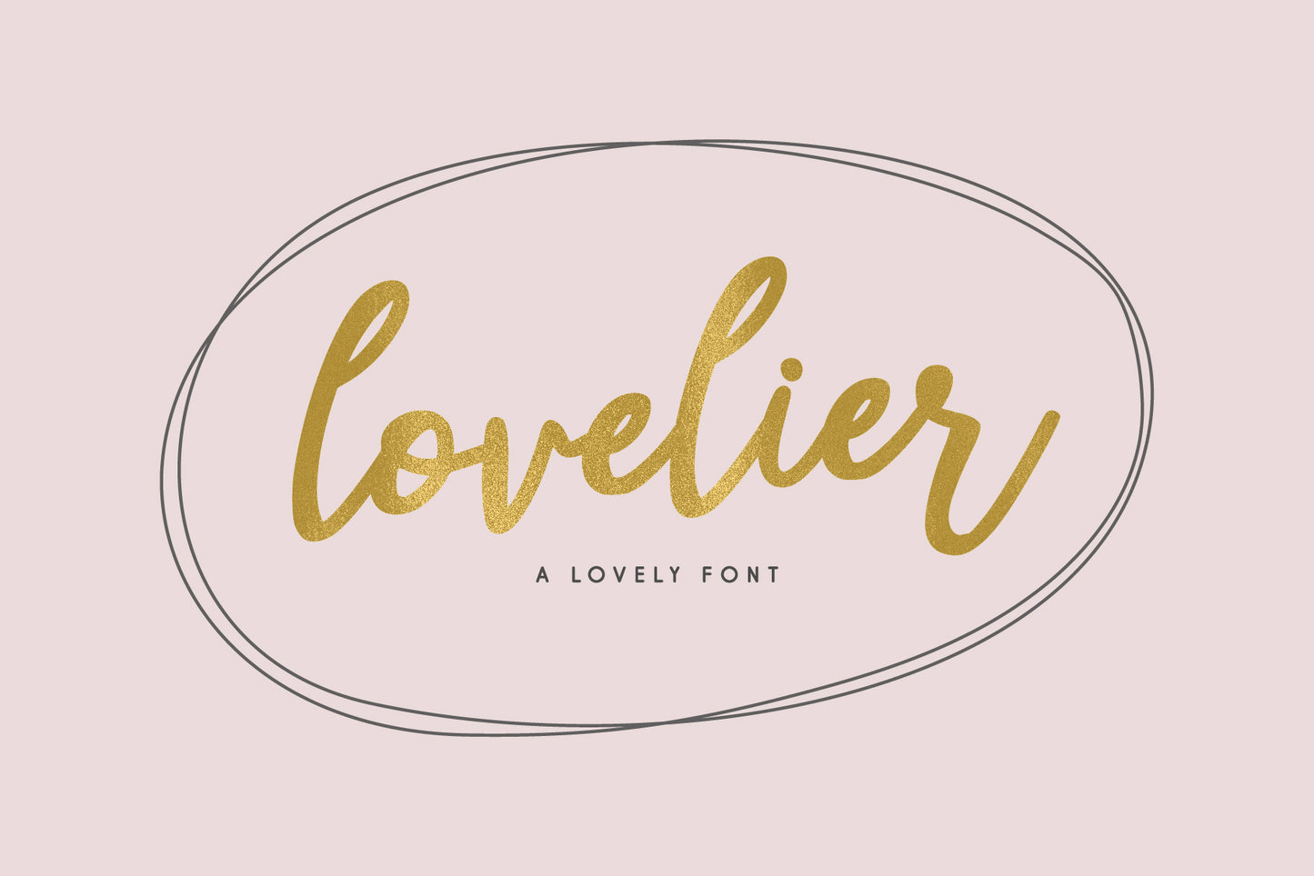 Lovelier is a handwritten font with a playful style, available for free download