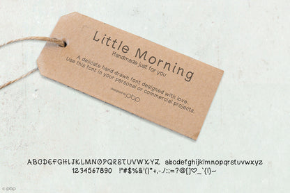 Little Morning Font