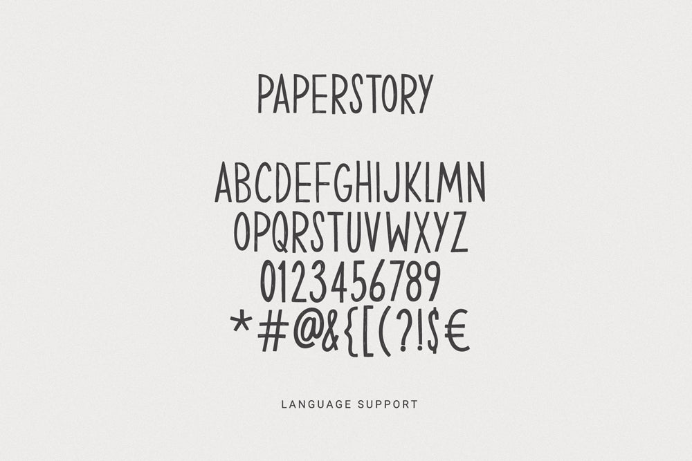 Paperstory Hand-Drawn Font
