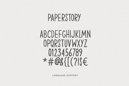 Paperstory Hand-Drawn Font