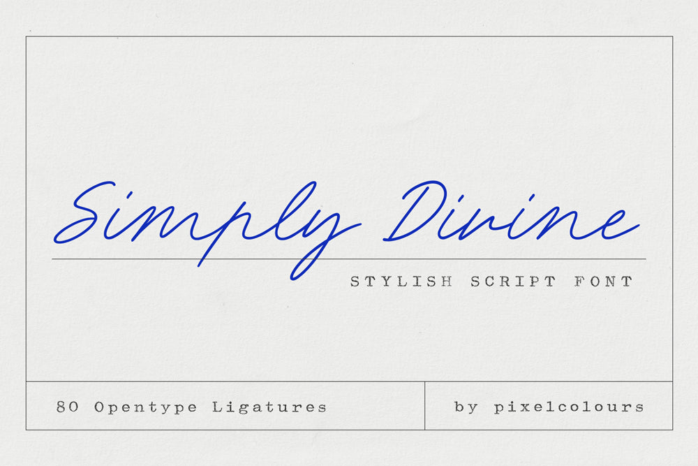Stylish font trio including a script, a typewriter and a playful doodles font by pixelcolours