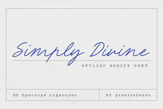 Stylish font trio including a script, a typewriter and a playful doodles font by pixelcolours