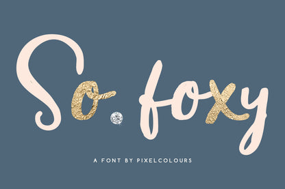 So Foxy Font
